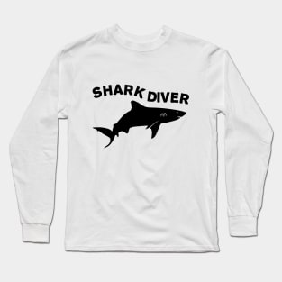 Shark diver Long Sleeve T-Shirt